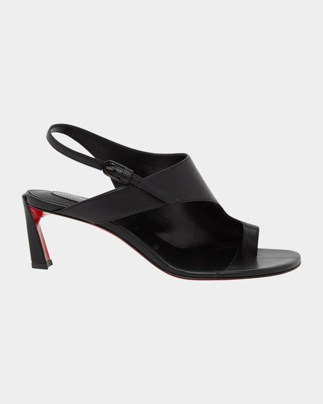 Viva Condora Asymmetrical Red Sole Sandals
